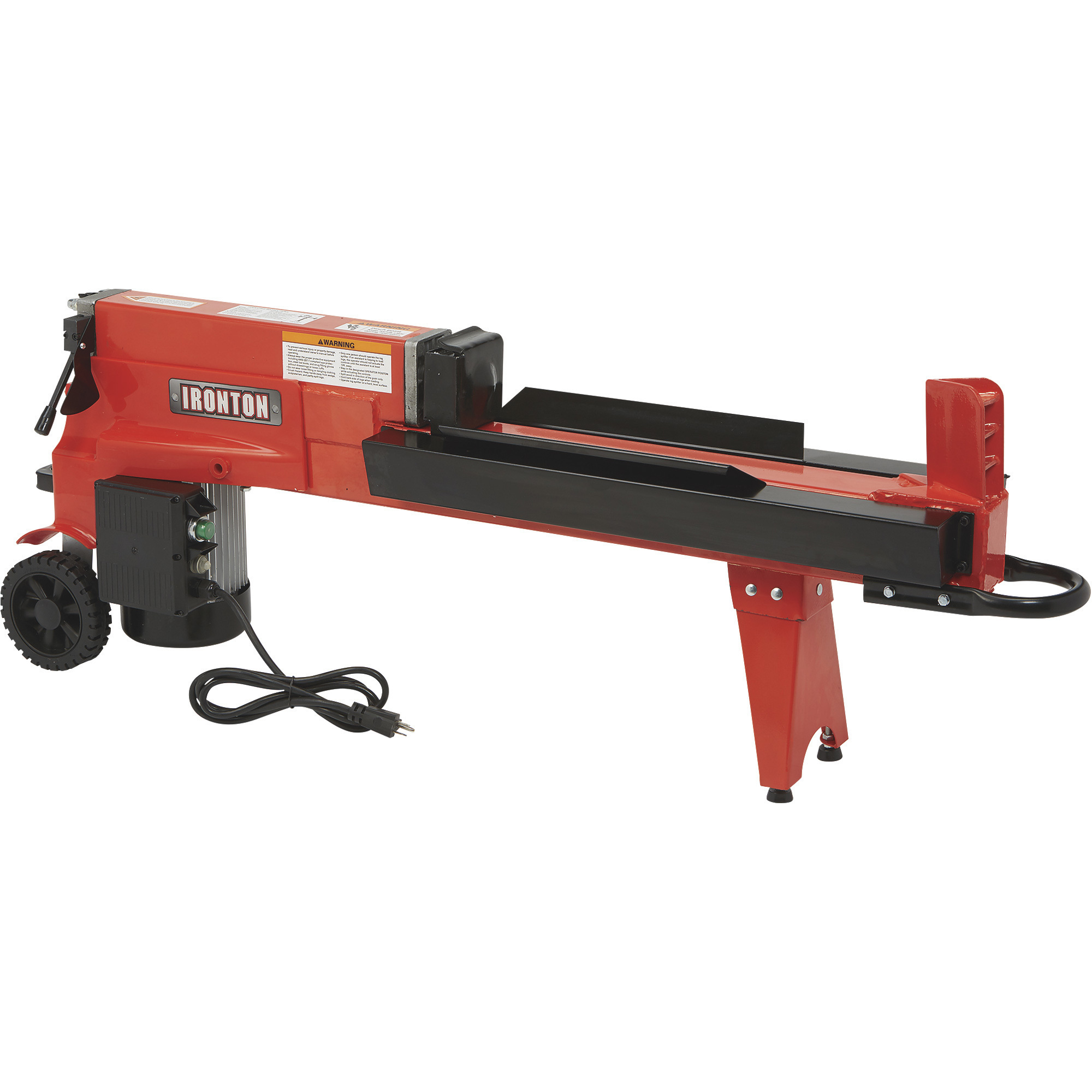 Ironton Horizontal-Elektro-Holzspalter, 5 Tonnen Spaltkraft, max. Stammgröße 20,5 Zoll Länge x 10 Zoll Durchmesser (Art.-Nr. 66717)