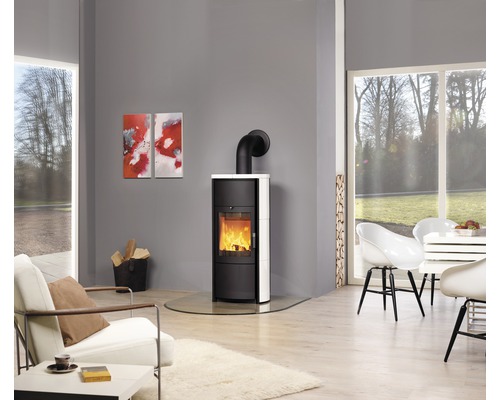 Kaminofen Hark Keno ECOplus Keramik weiß 7 kW