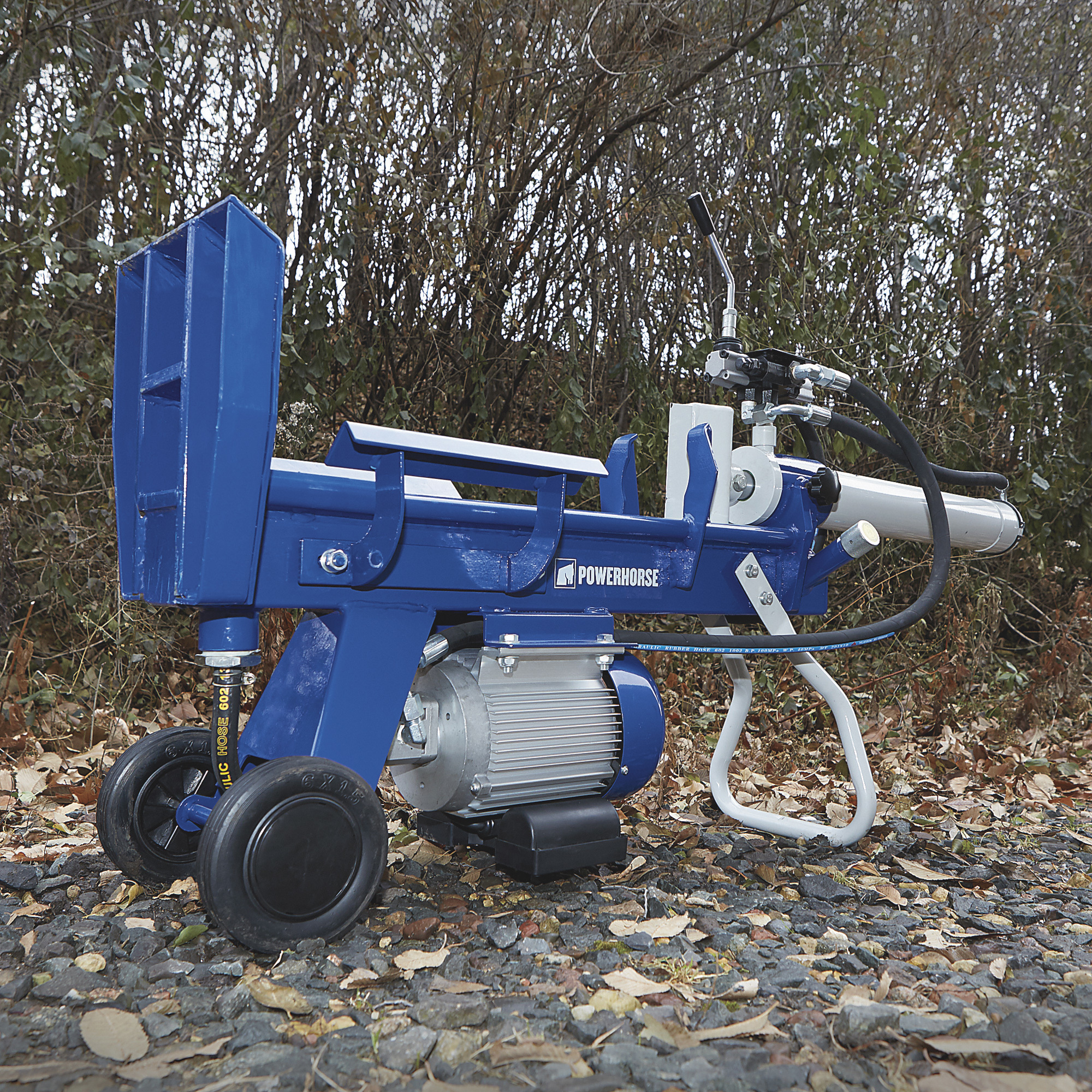 Powerhorse Horizontal-/Vertikal-Elektro-Holzspalter, 8 Tonnen, 15 Ampere, 120-V-Motor